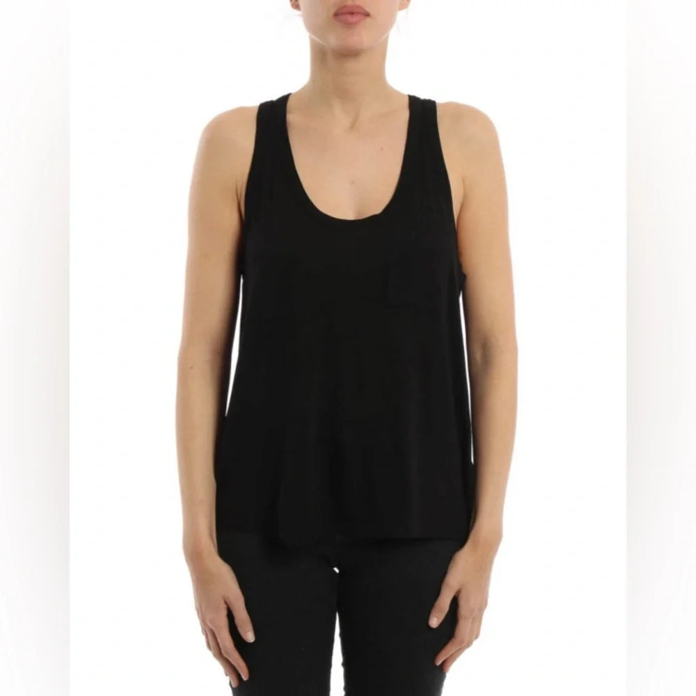 T by Alexander Wang classic  racerback tank with pocket, Small